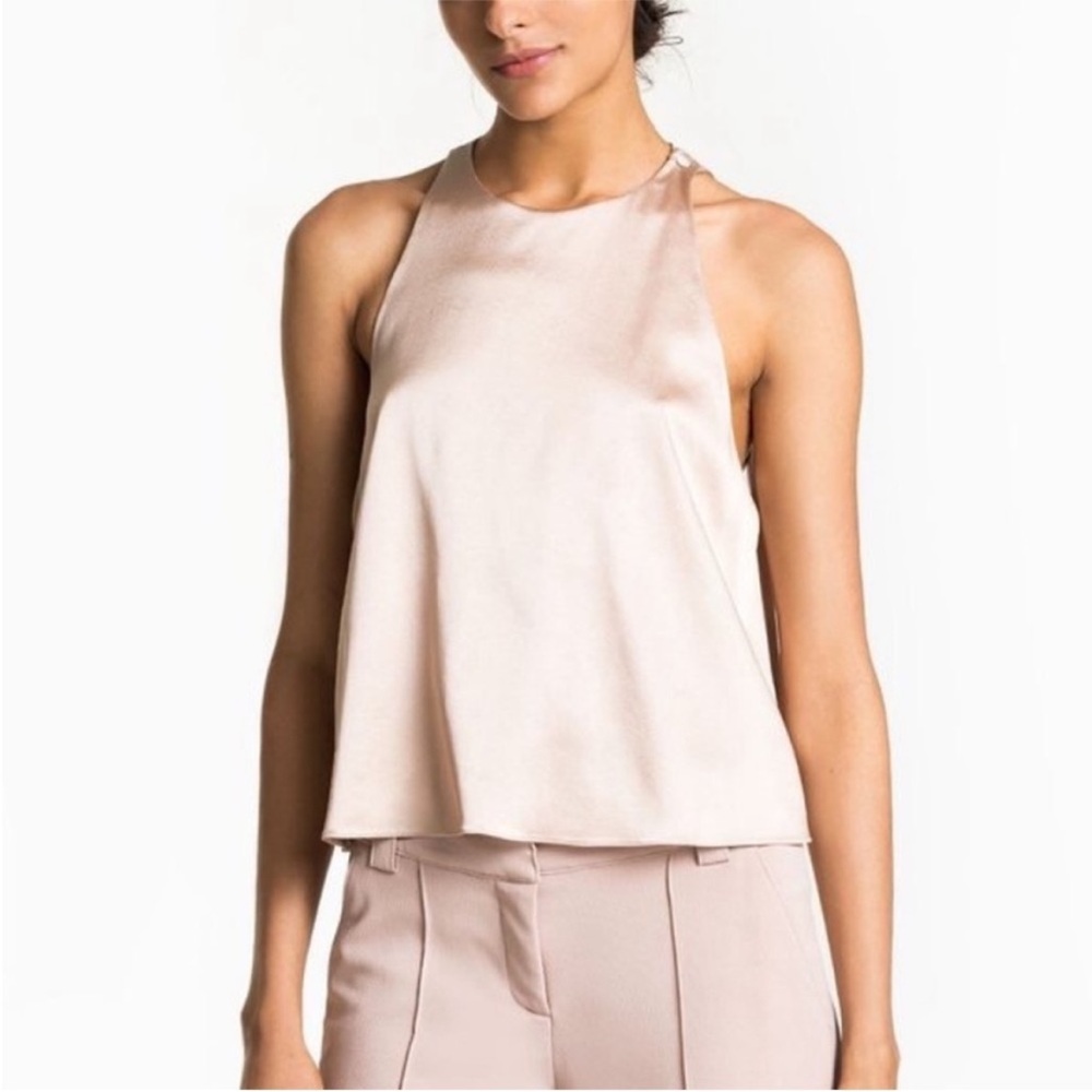 A.L.C. Cream Silk Top